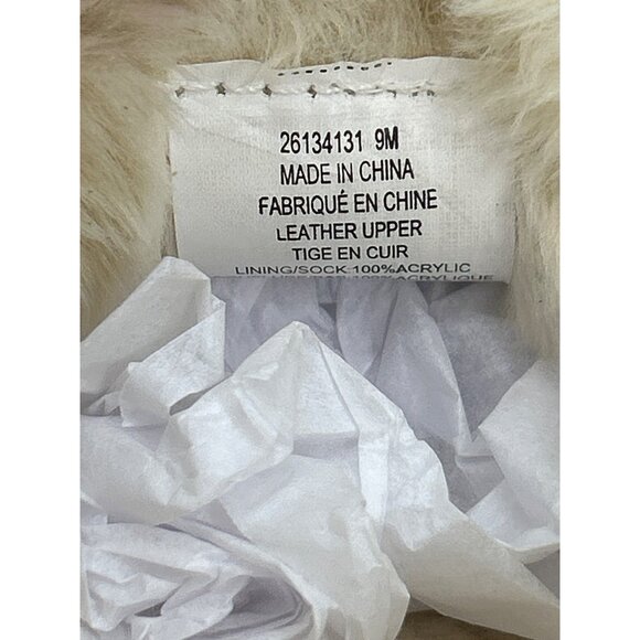 Clarks Adalyn Suede Moccasin Slippers Size 9M | Cozy‎ Faux Fur Lined Comfort - Picture 7 of 7